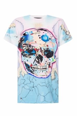 Patterned dress with short sleeves, zdjęcie 1 Patterned dress with short sleeves od Philipp Plein